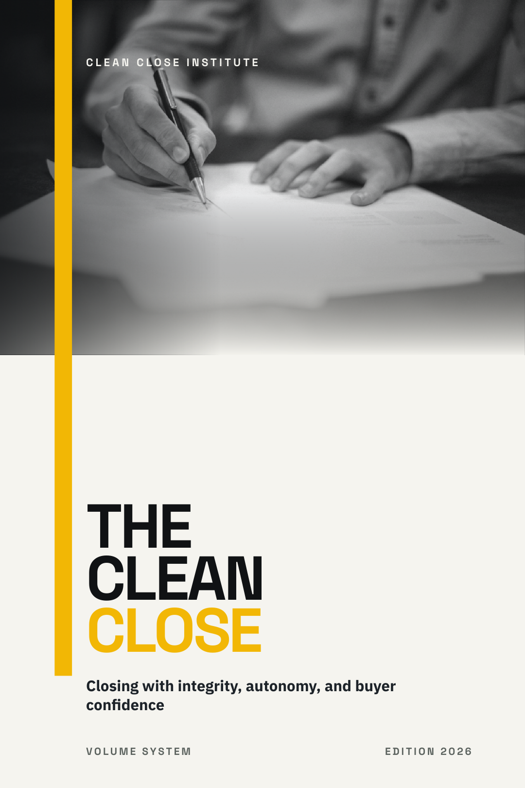 The Clean Close ebook cover